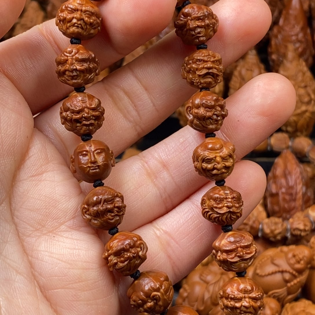 橄榄核手串/手链谱*核雕手串