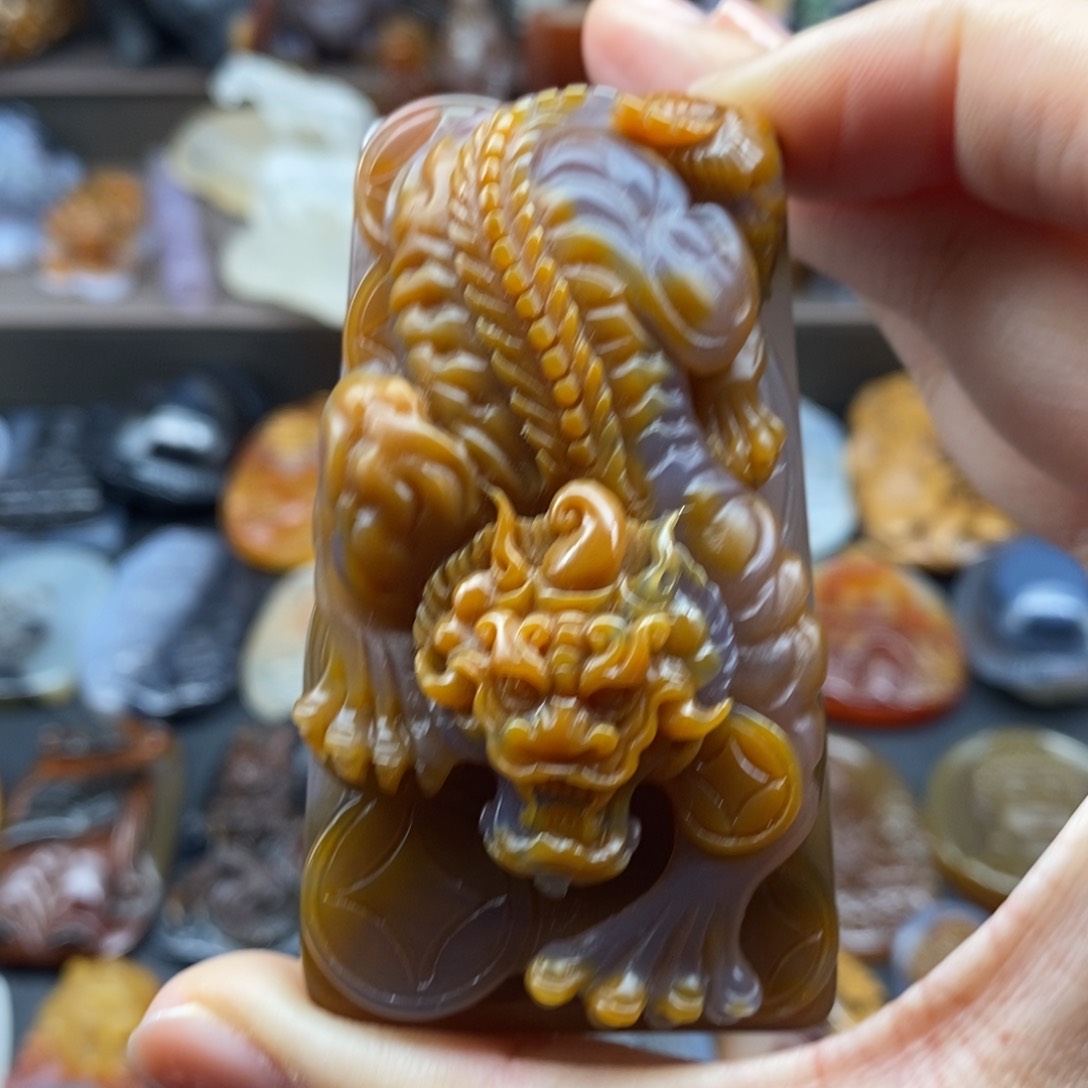 石英质玉未镶嵌吊坠(不含链)