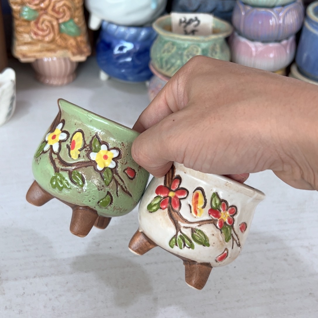 陶瓷多肉小花盆@@23