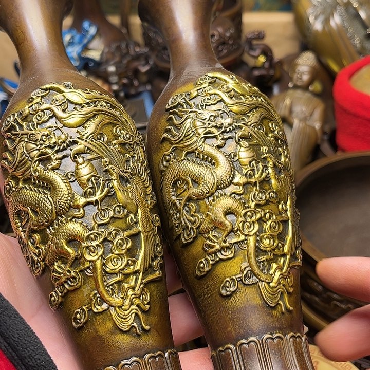 精美铜器批发档口