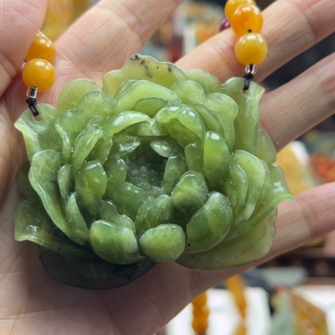 岫玉挂件未镶嵌挂件