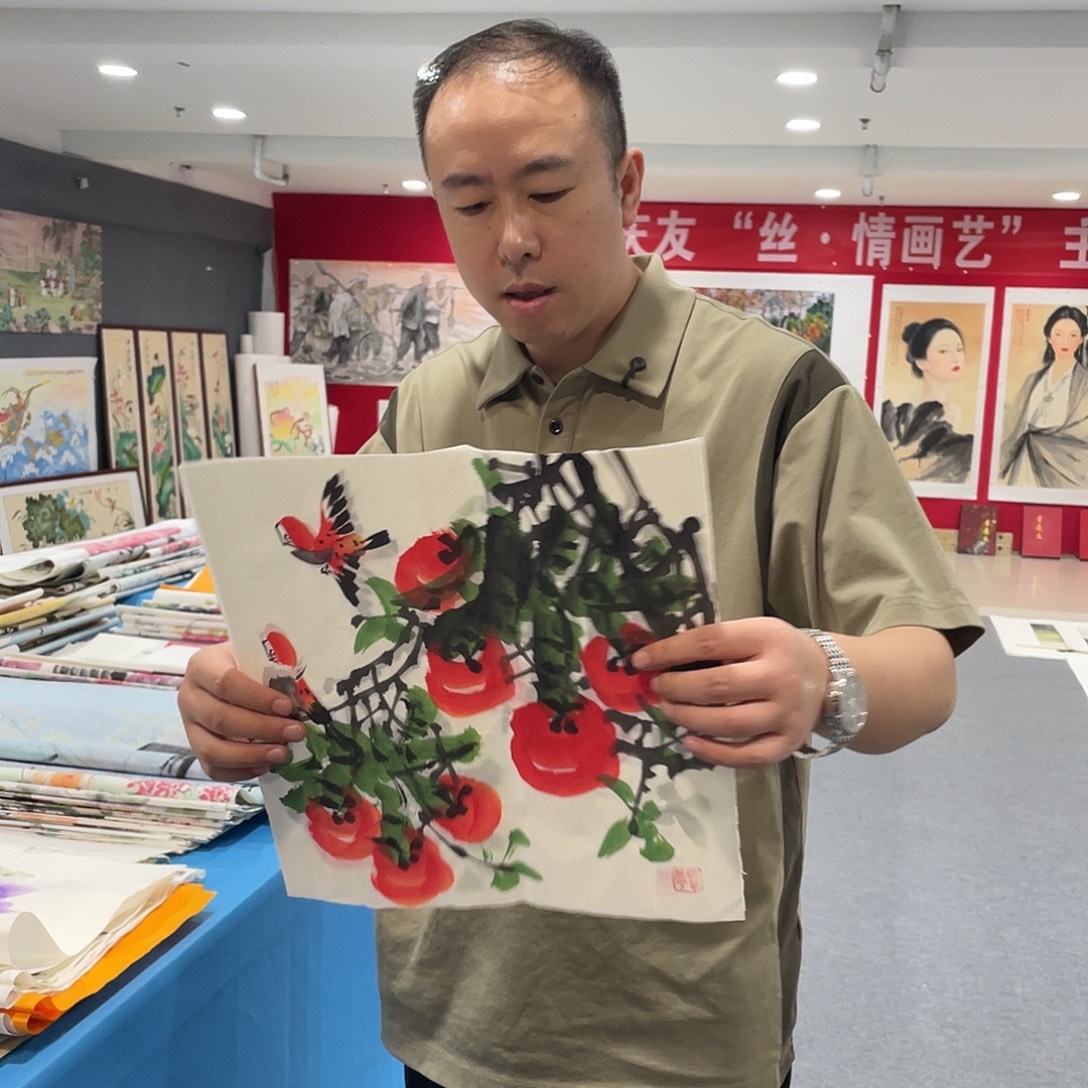国画今天早上起来发现