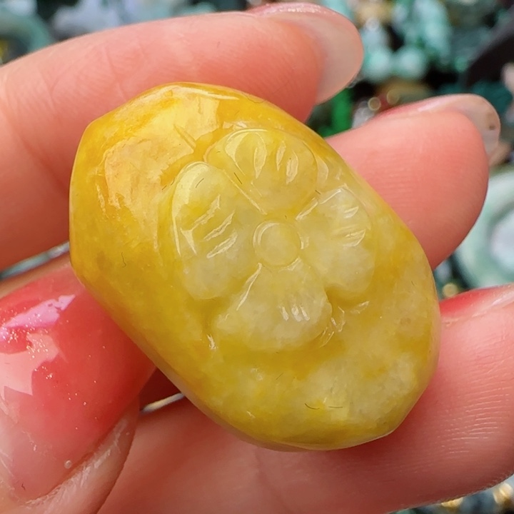 翡翠颈饰未镶嵌天然A货36