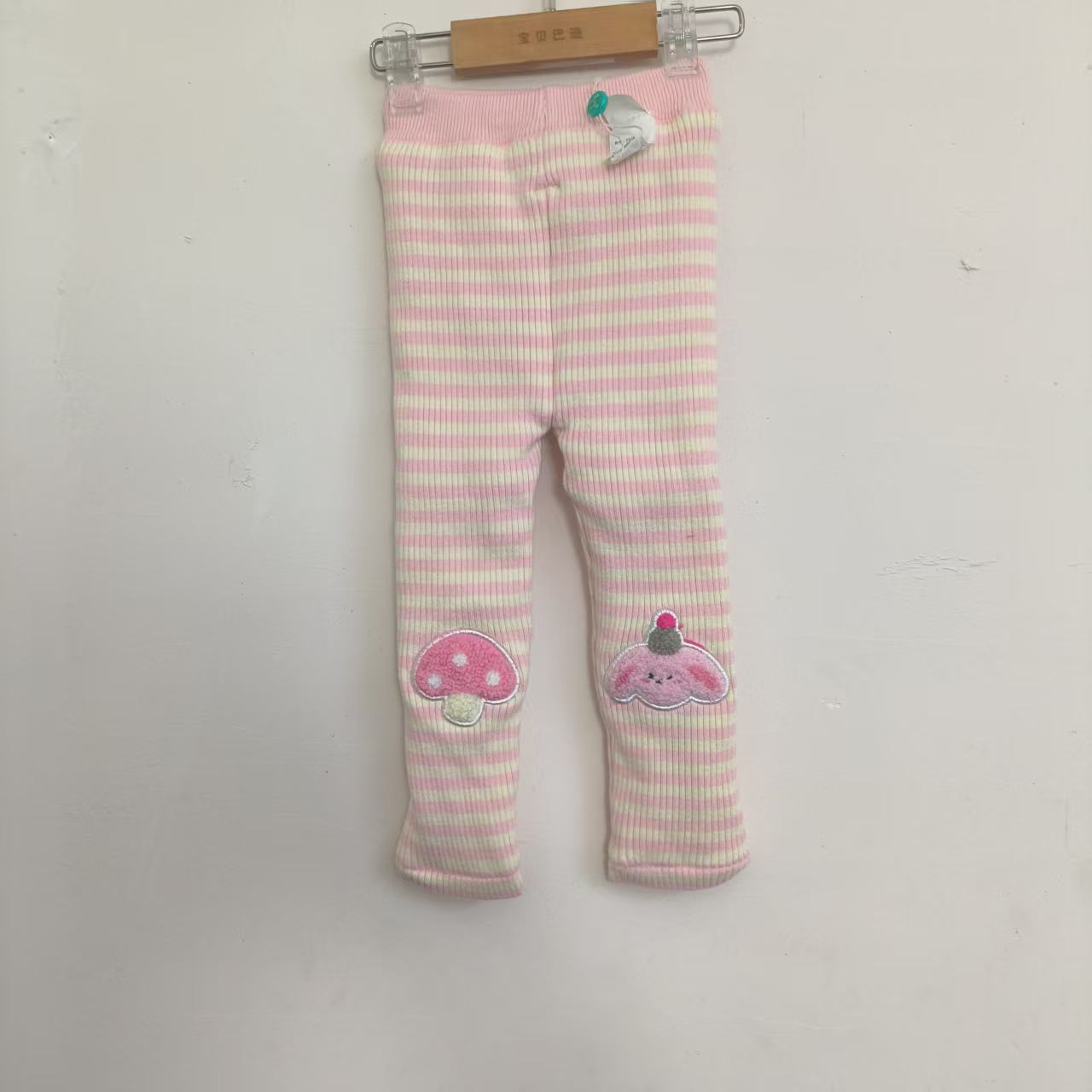 儿童线织夹棉打底裤34423011