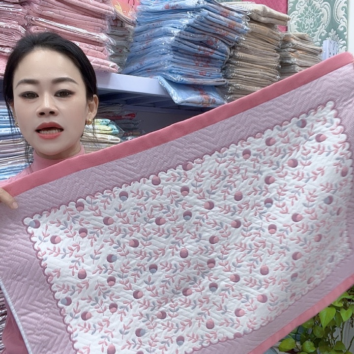 棉粉色小樱桃纯棉