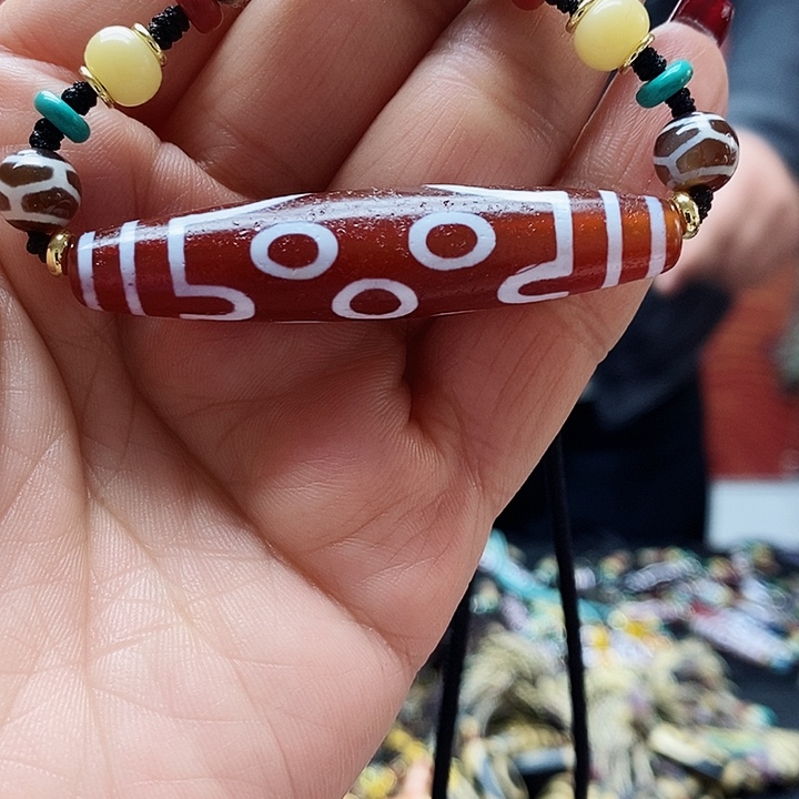 玛瑙/玉髓颈饰合金