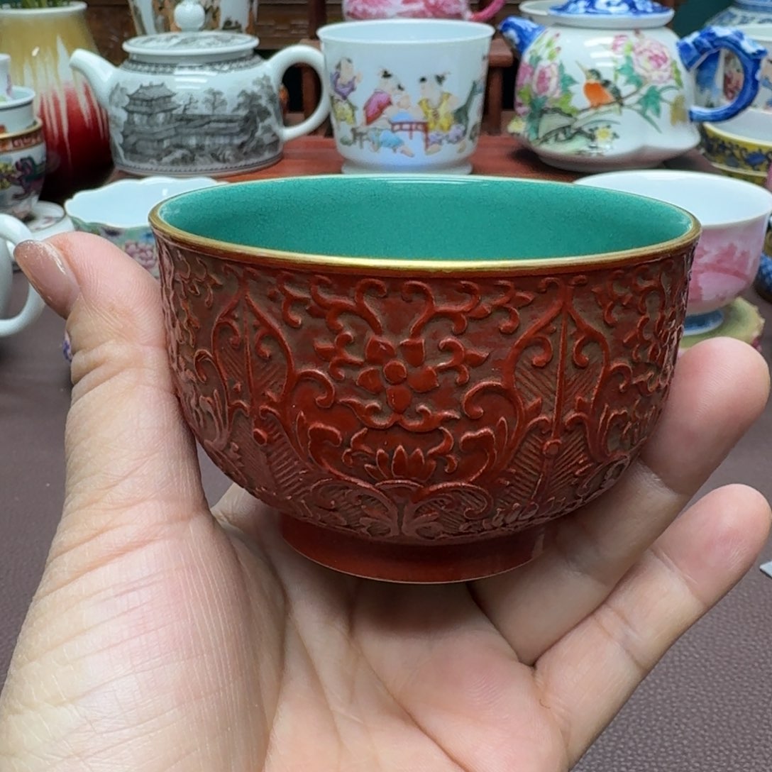 瓷片景德镇仿古手工制作精品展示