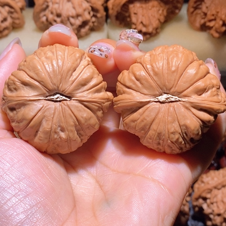 文玩核桃把件克**夫44全品南瓜墩