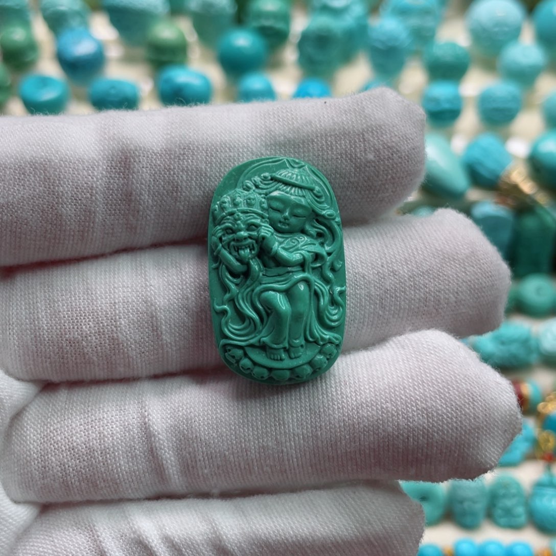 绿松石珠宝奇石未镶嵌