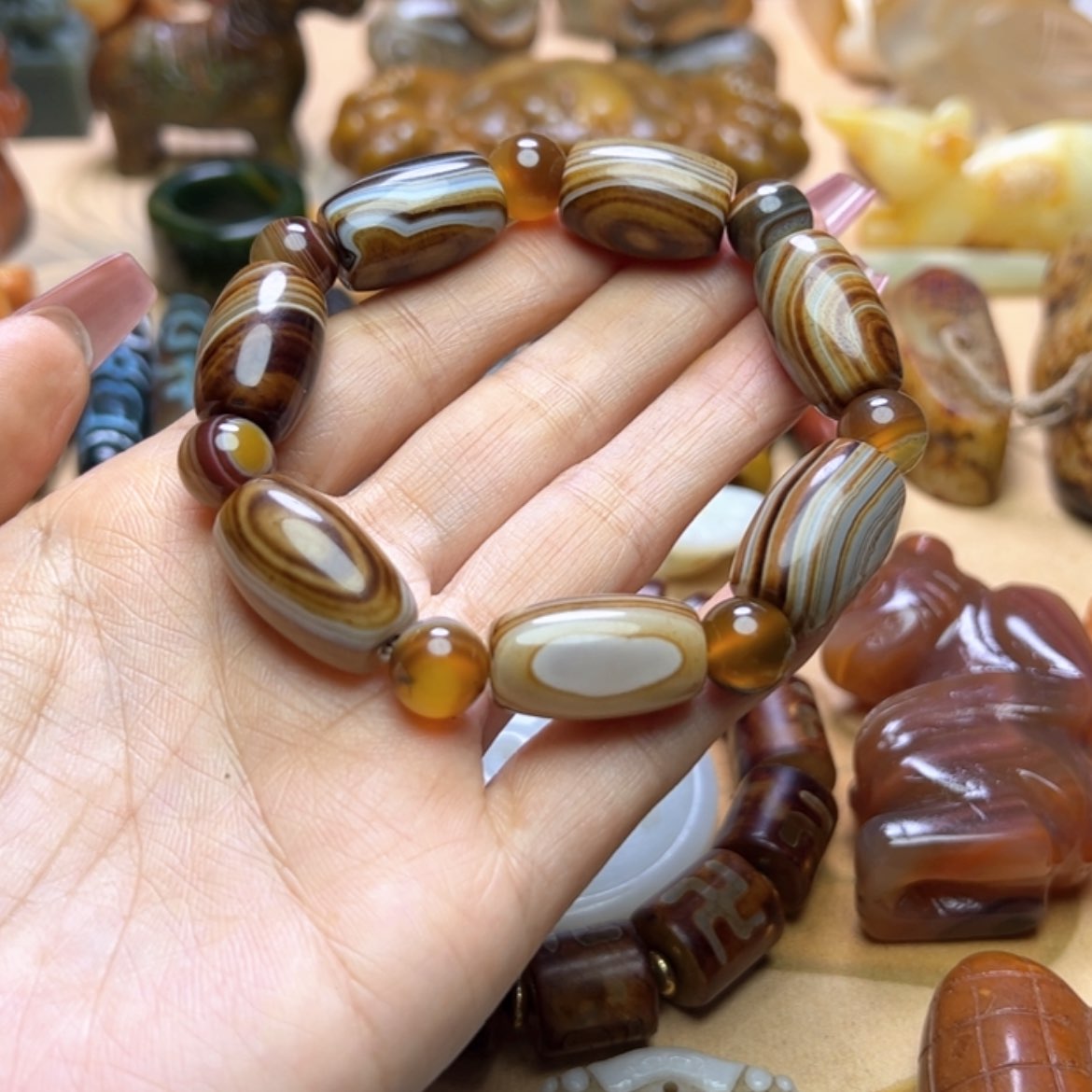 【闪购商品】玛瑙/玉髓颈饰未镶嵌