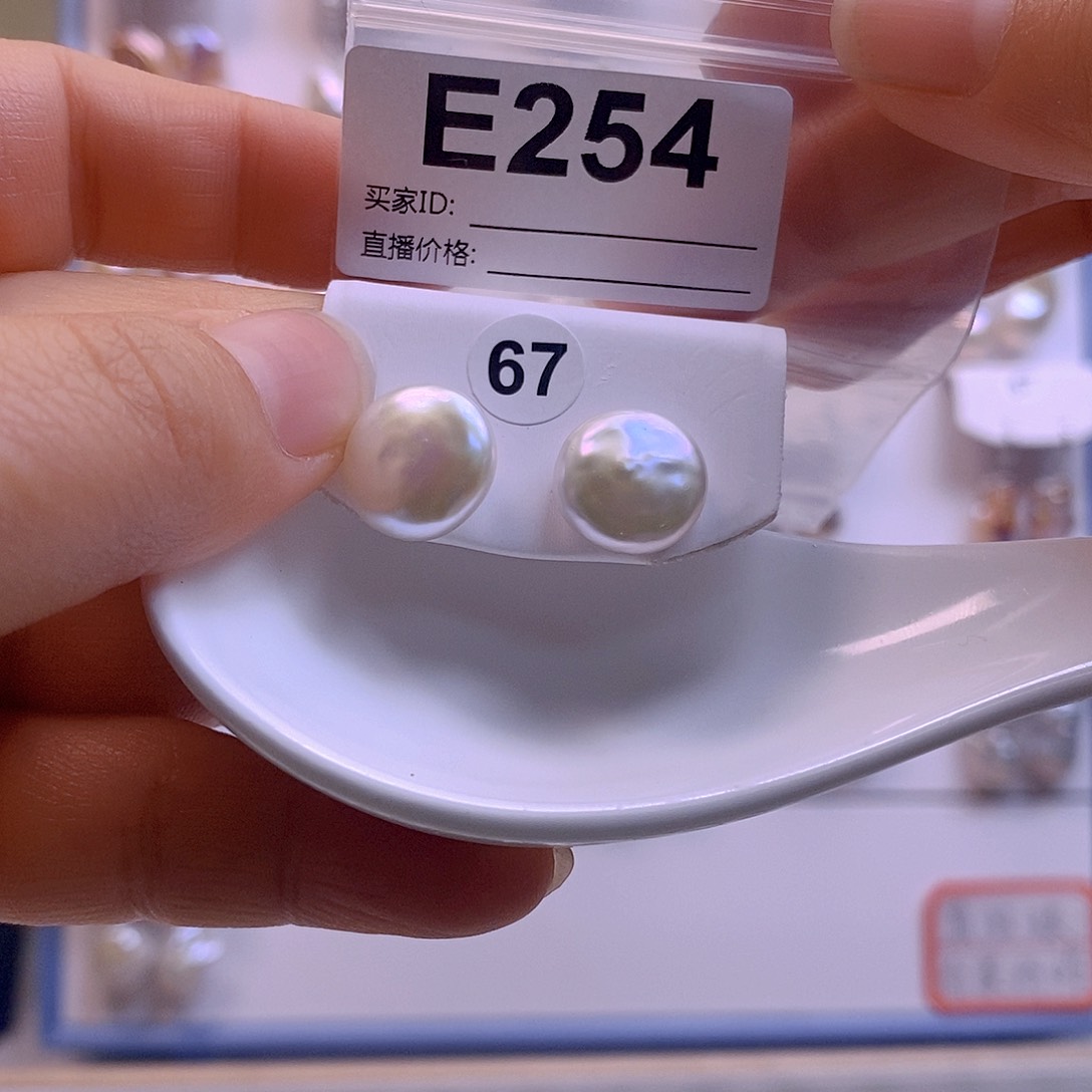 淡水珍珠耳饰银S925镶嵌