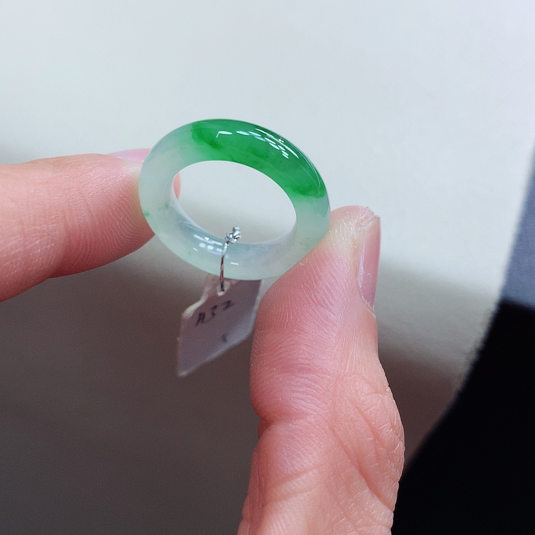 未镶嵌戒指翡翠7-8号