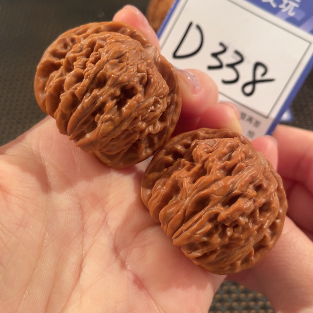 把件文玩核桃D338四座楼40