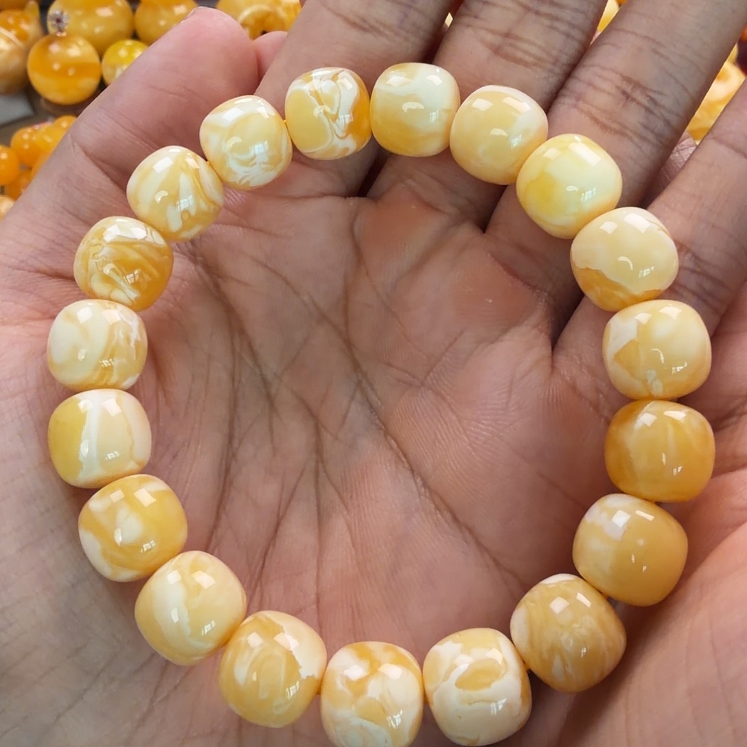 琥珀未镶嵌珠宝奇石12mm同料