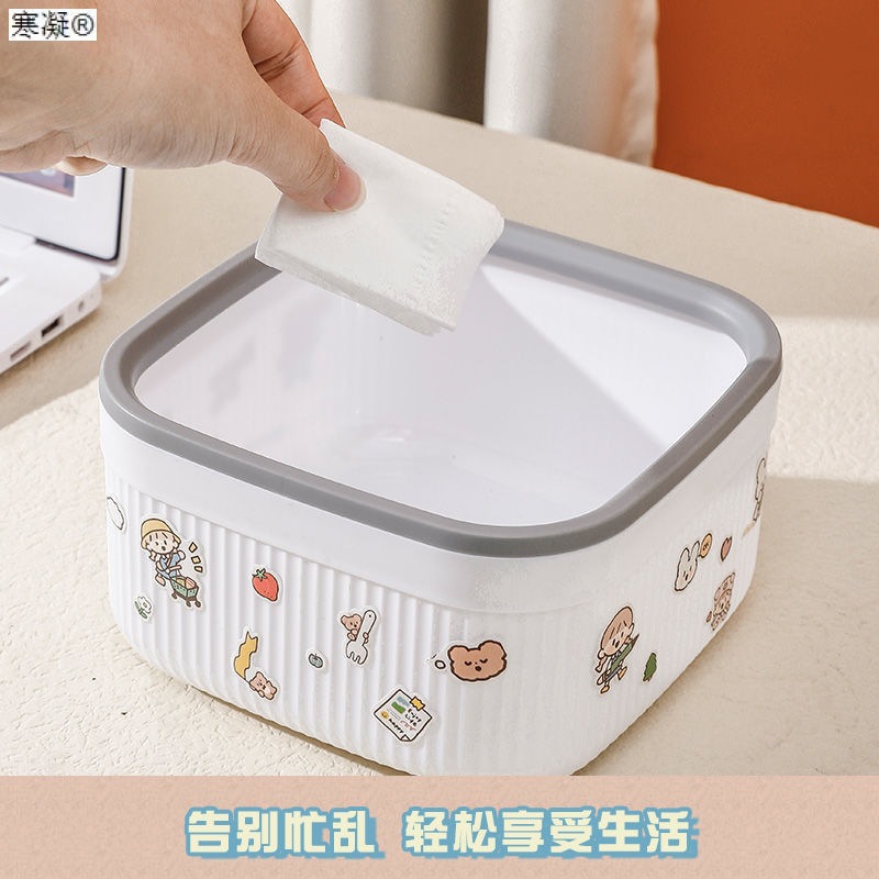 桌面轻奢ins风创意茶几收纳桶迷你纸篓筒桌上小号可爱家用垃圾桶