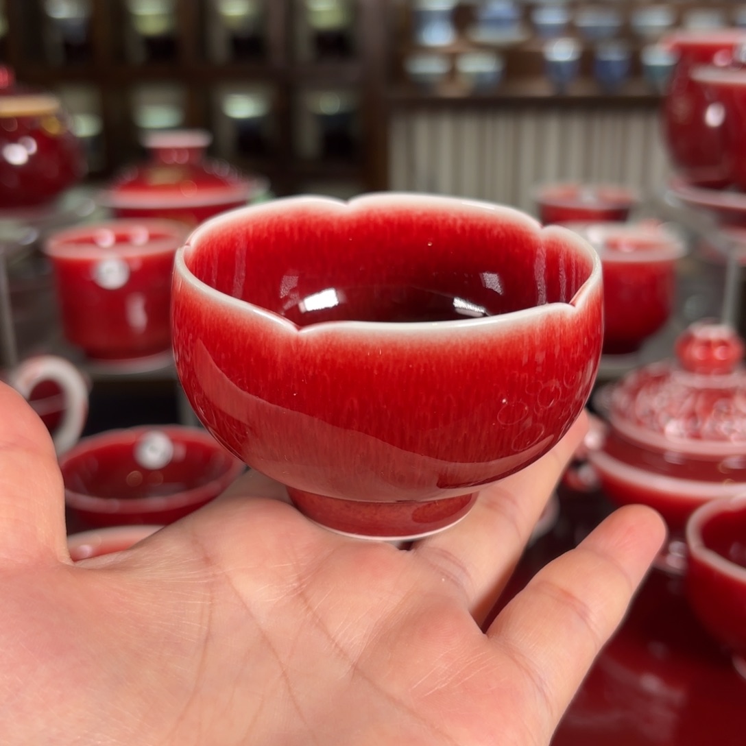 杯子景德镇高温原矿杯