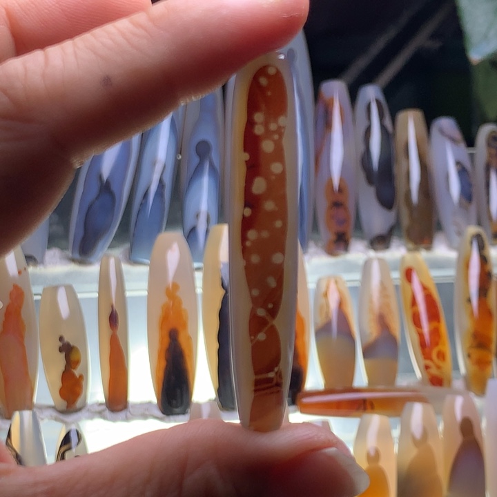 玛瑙/玉髓颈饰未镶嵌144