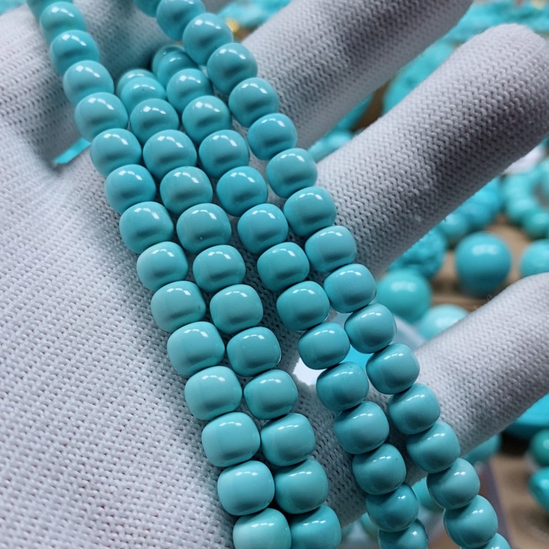 绿松石珠宝奇石未镶嵌臻*粒