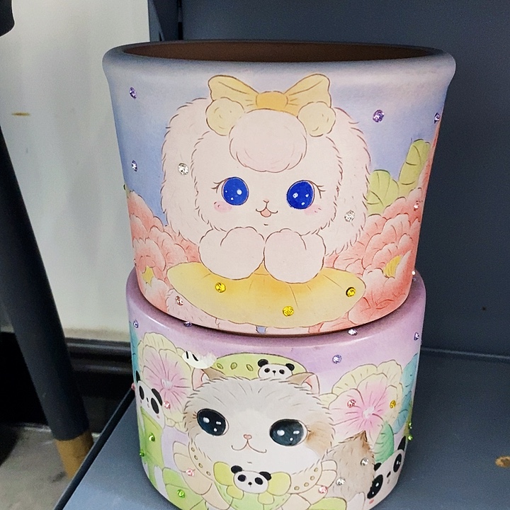 红陶景德镇陶瓷多肉花盆