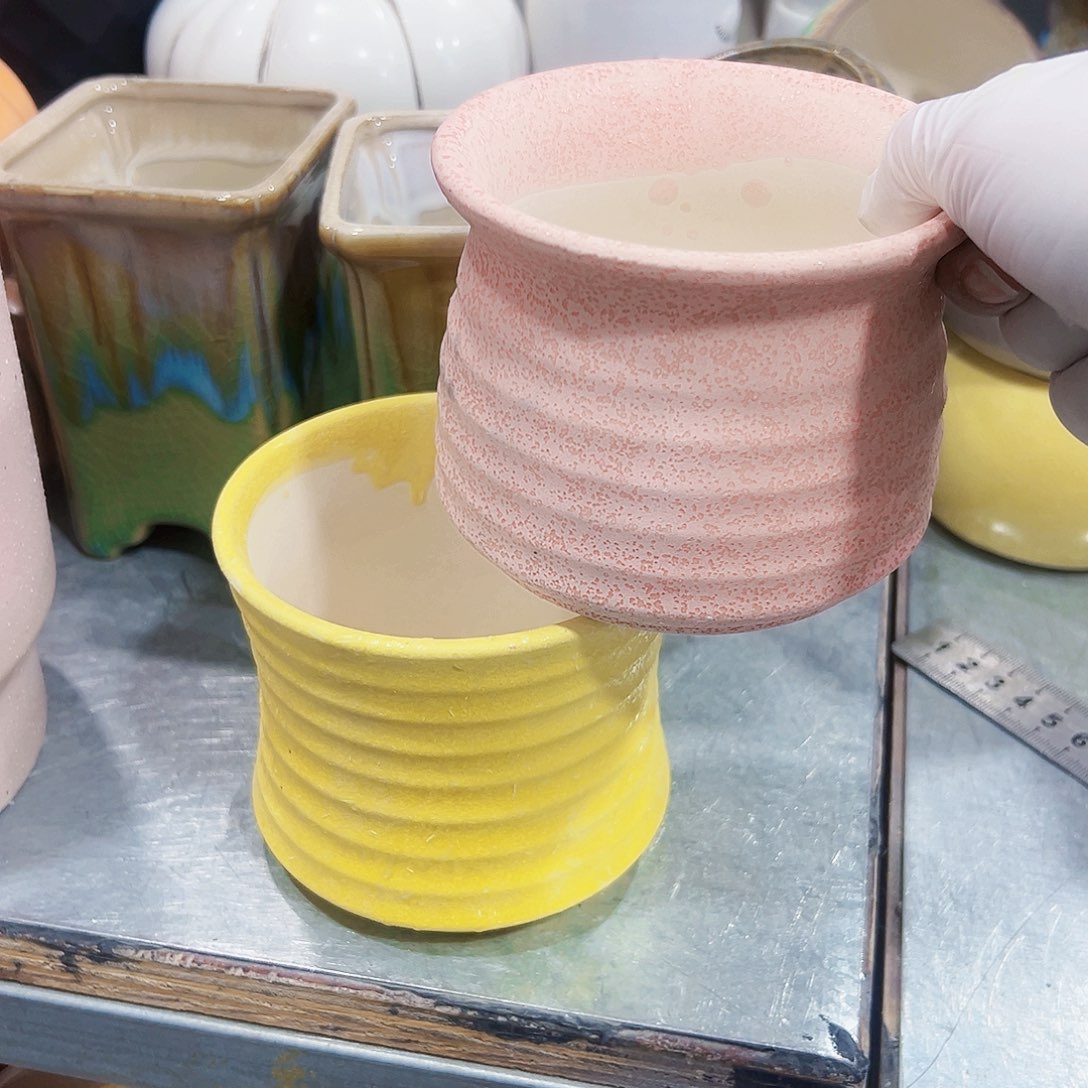 有孔，外贸尾单陶瓷花盆凑单10米包邮