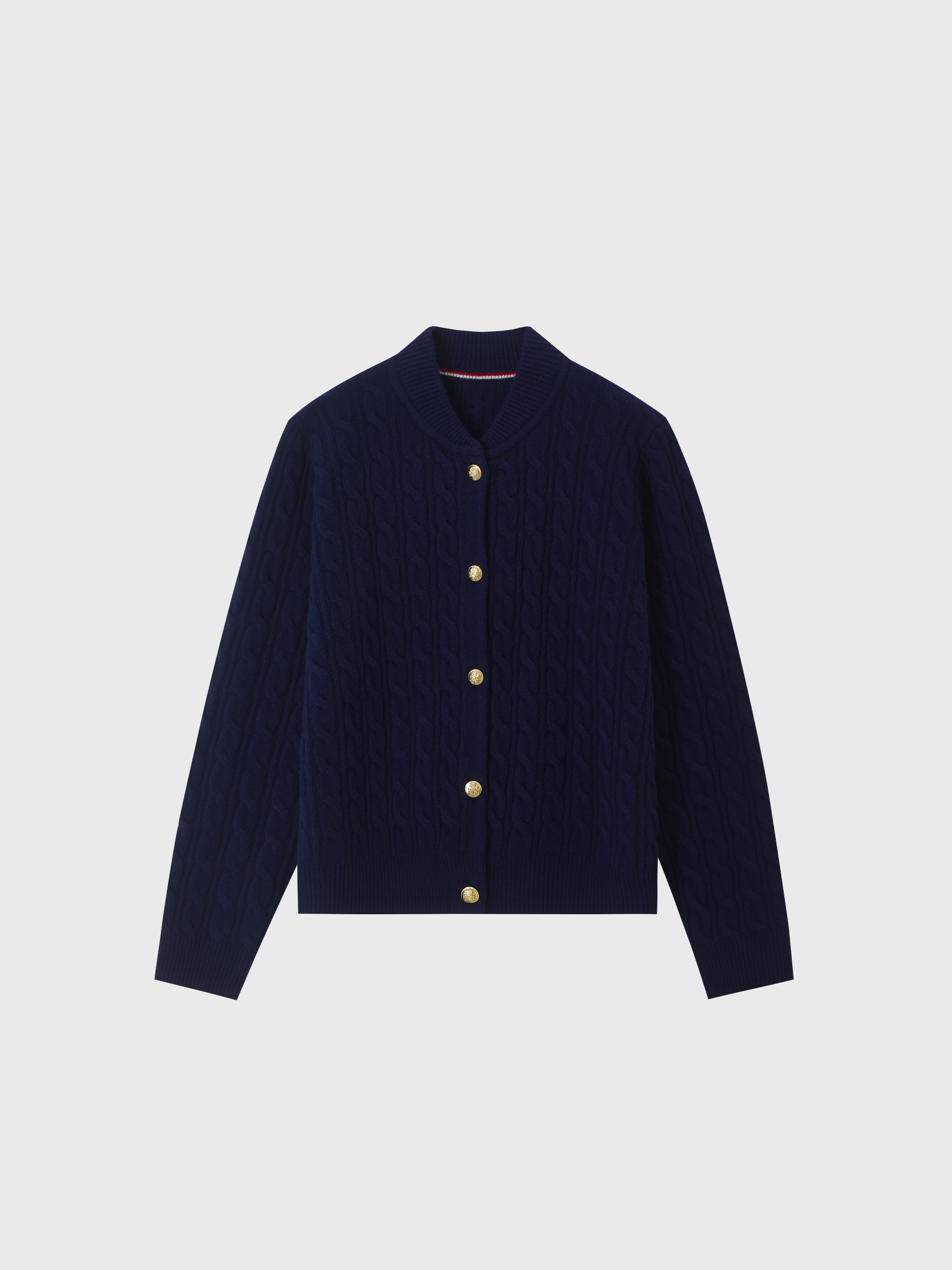 麻花纽绳羊毛背心法式针织开衫外套 R5055