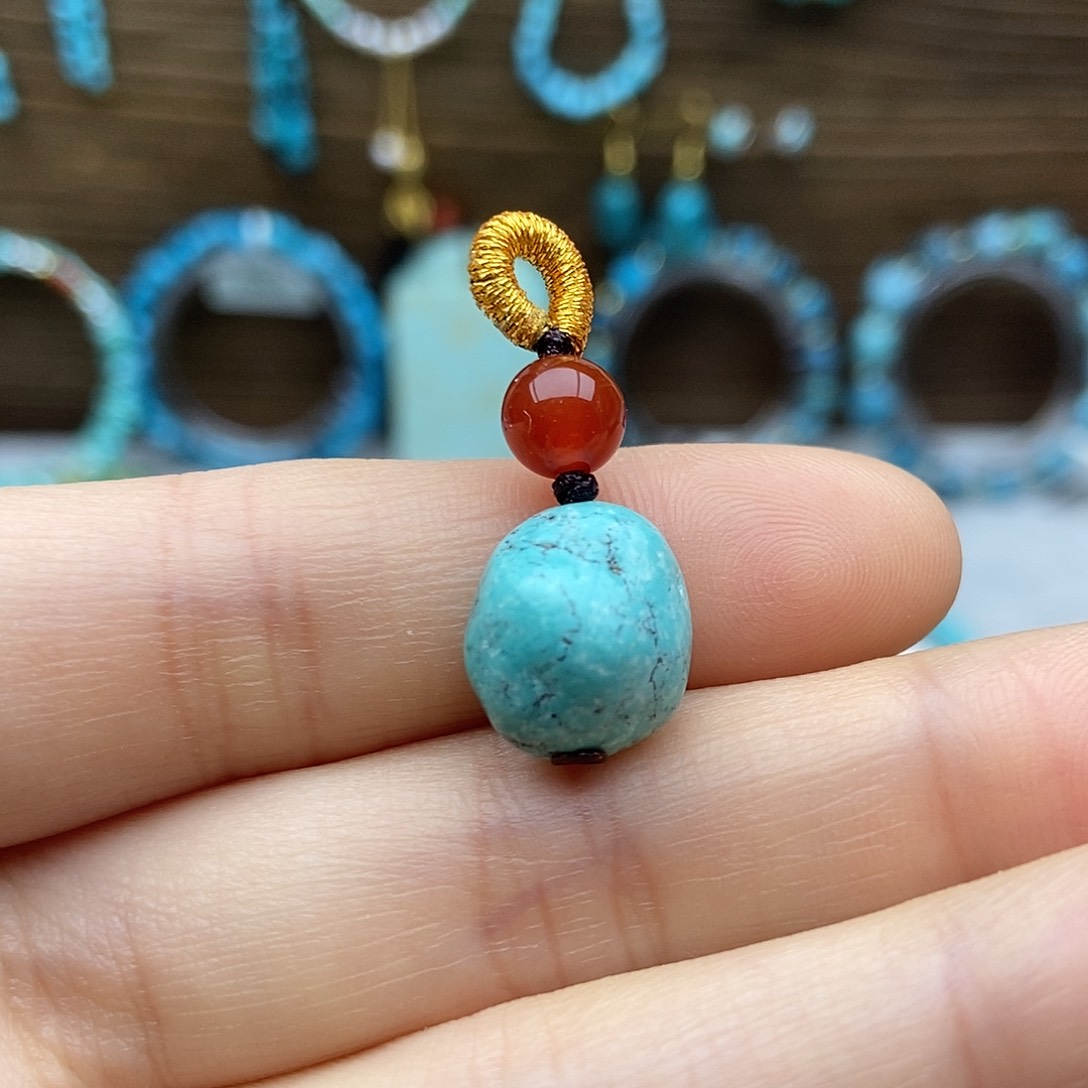 南红玛瑙未镶嵌绿随行