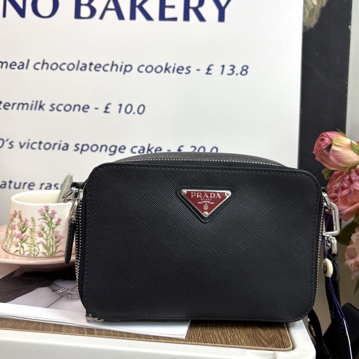 95新 Prada/普拉达 红标相机包