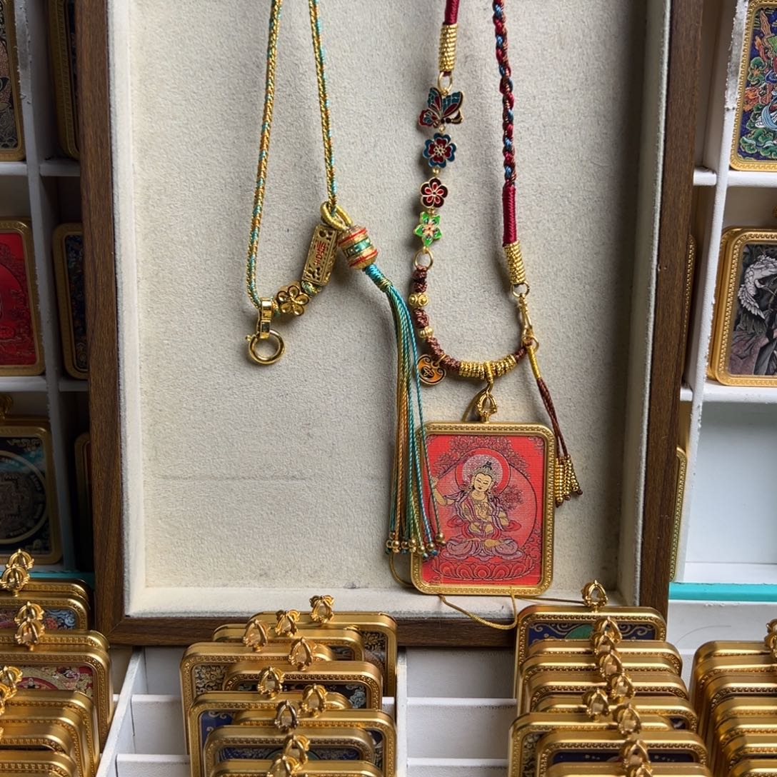 悦****吊坠单面定制文殊