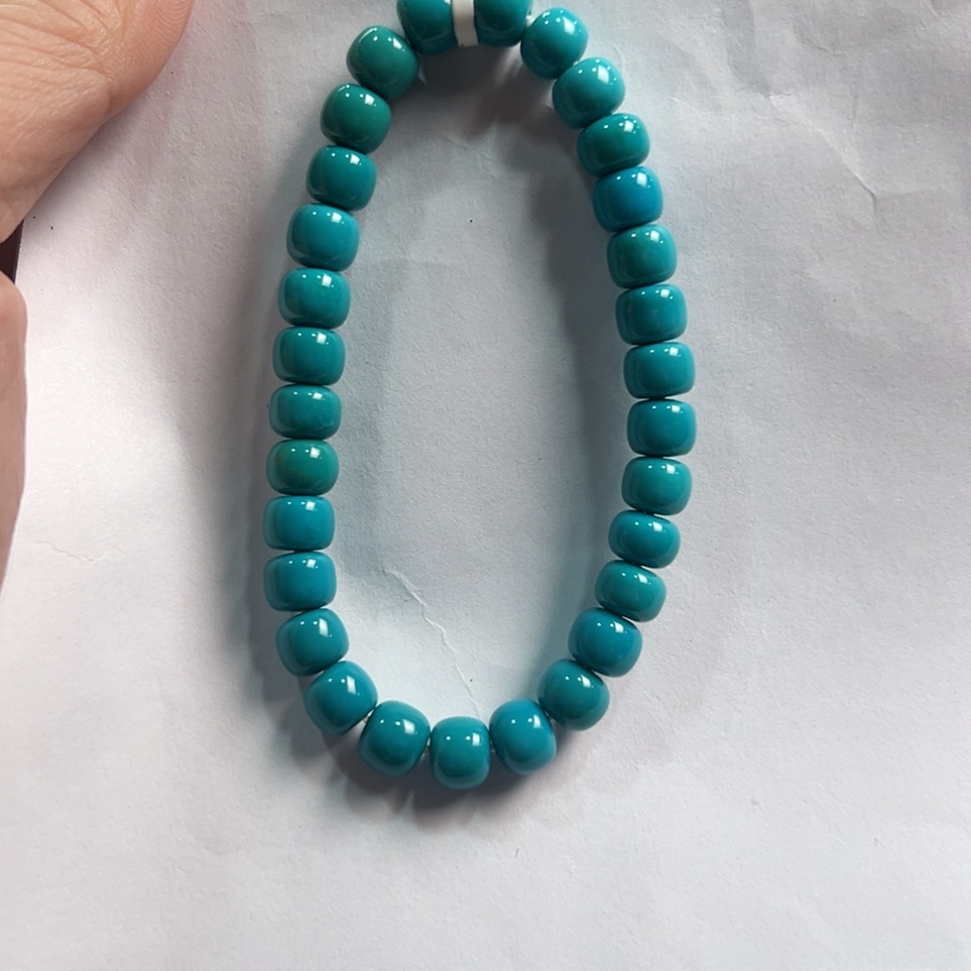 未镶嵌绿松石手串卡7➕