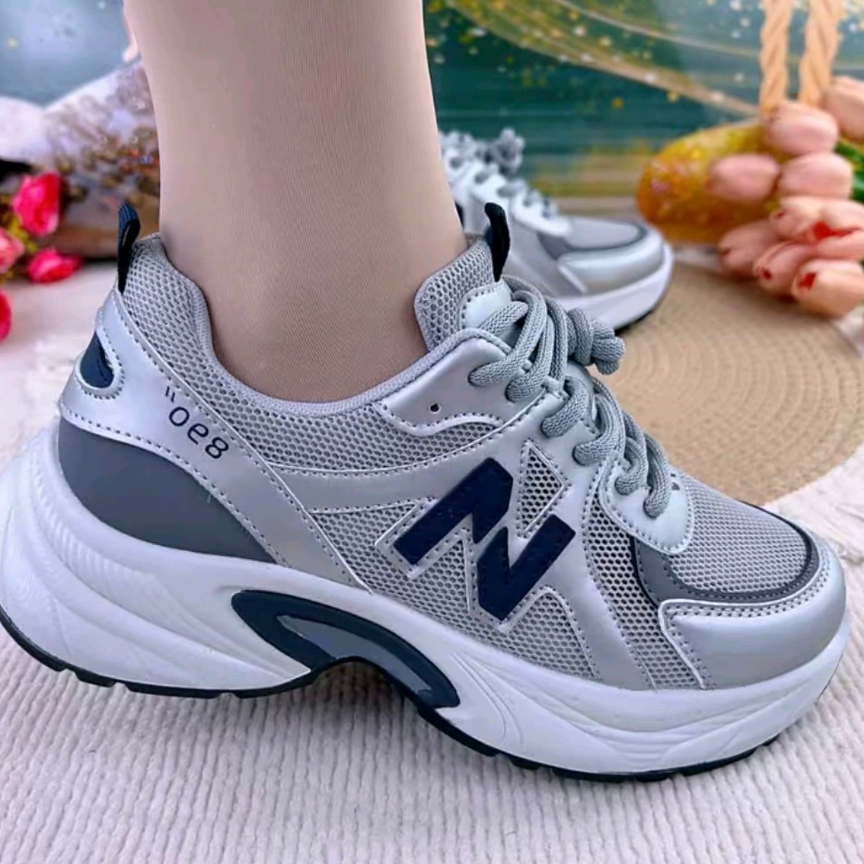 软底圆头春季透气青年厚底单鞋中老年休闲布鞋春秋时尚夏季