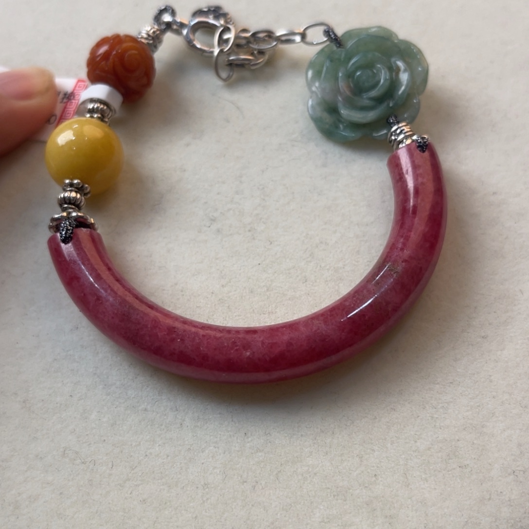 翡翠手链未镶嵌翡翠