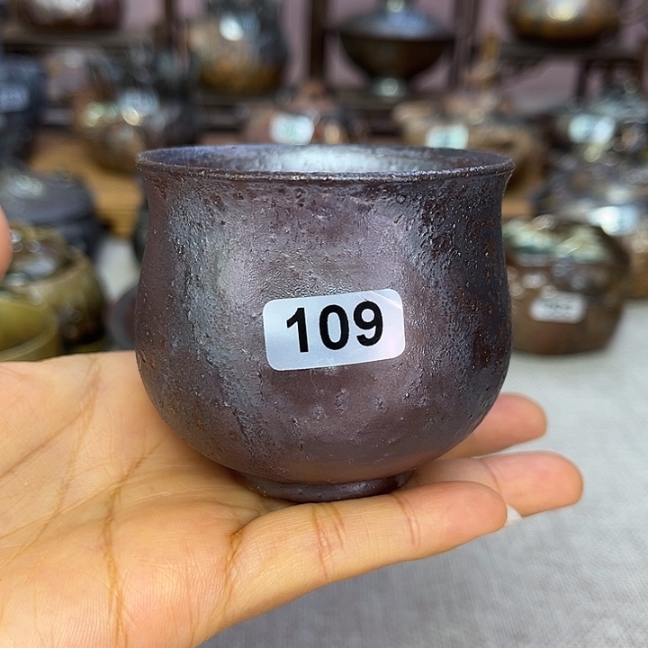 裸柴烧陶瓷手工茶器