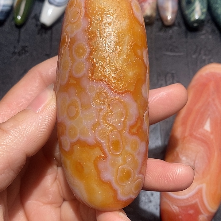 金***蛙玛瑙/玉髓合金颈饰