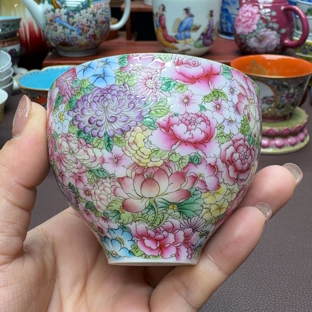 瓷片景德镇仿古手工制作精品展示