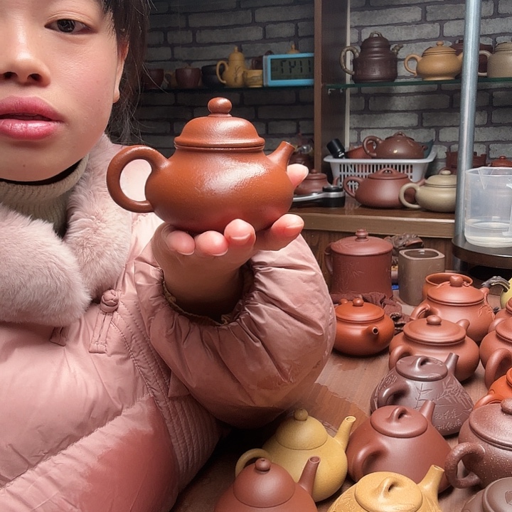 锐***取茶壶紫砂容天 150cc