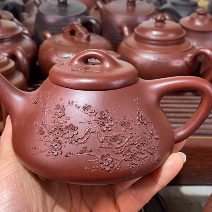 紫砂茶壶河****巍微瑕处理一把