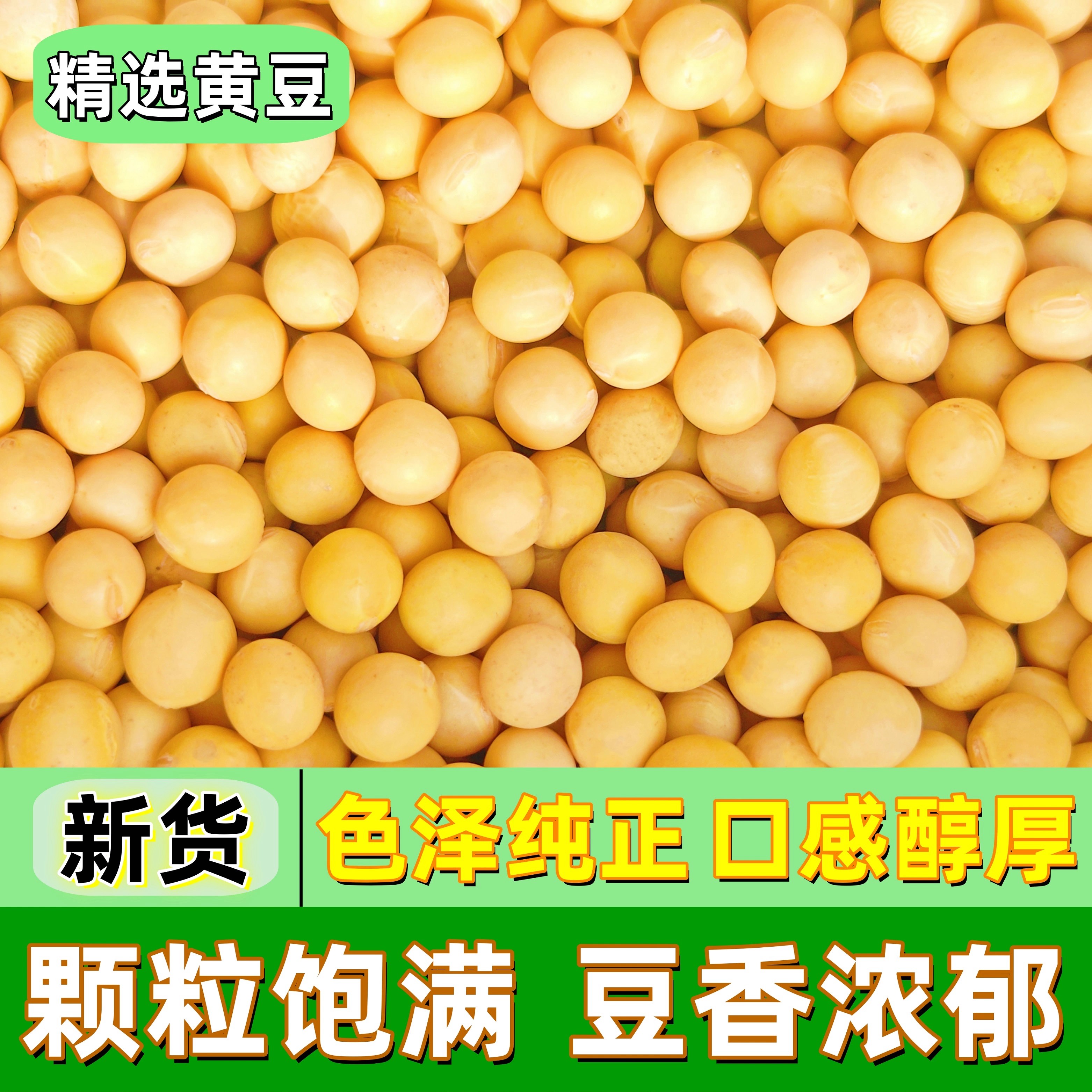 25年精选优质黄豆新货东北颗粒饱满农家打豆浆新黄豆多规格可选
