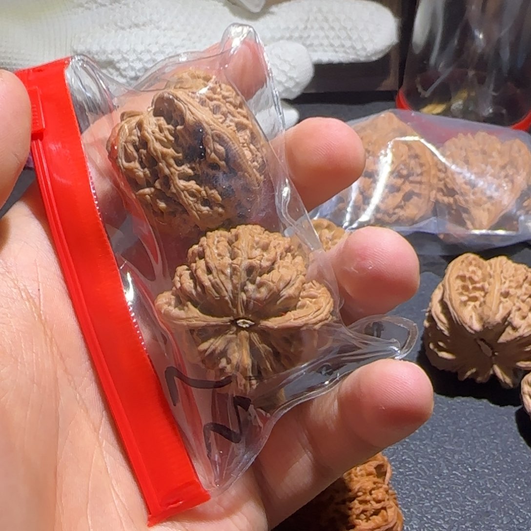 烤***！吊坠文玩核桃37承德密纹