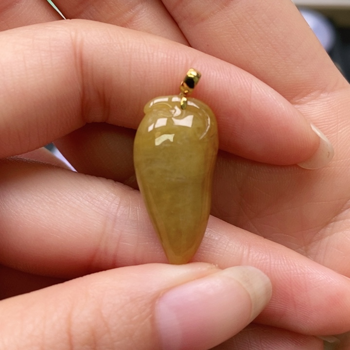 翡翠未镶嵌颈饰吊坠