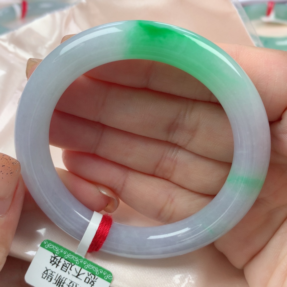 未镶嵌手镯翡翠缅甸天然翡翠54圈