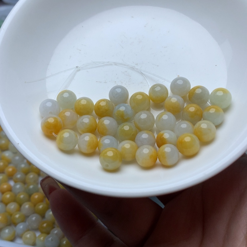 【闪购商品】未镶嵌手链翡翠卡7.3鸳鸯翡10颗