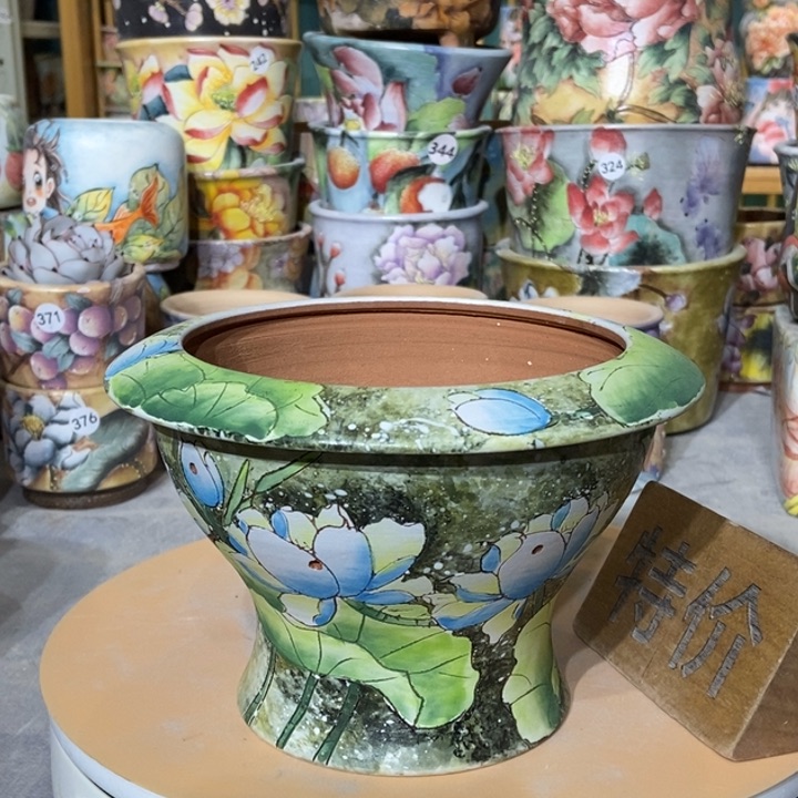 红陶景德镇艺术手绘作品