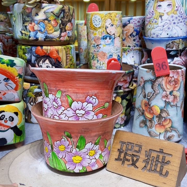 景德镇艺术手绘作品