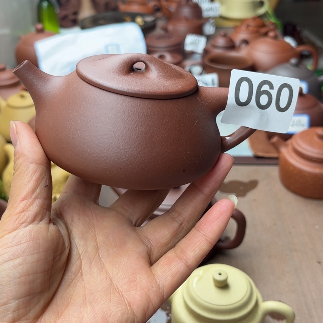 紫砂茶壶紫泥半手工190cc