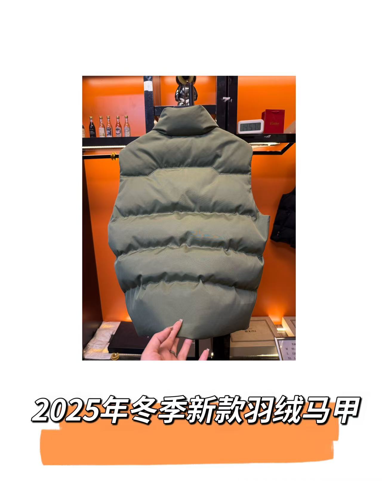 LZ0215 25年冬季新款刺绣男女同款羽绒马甲