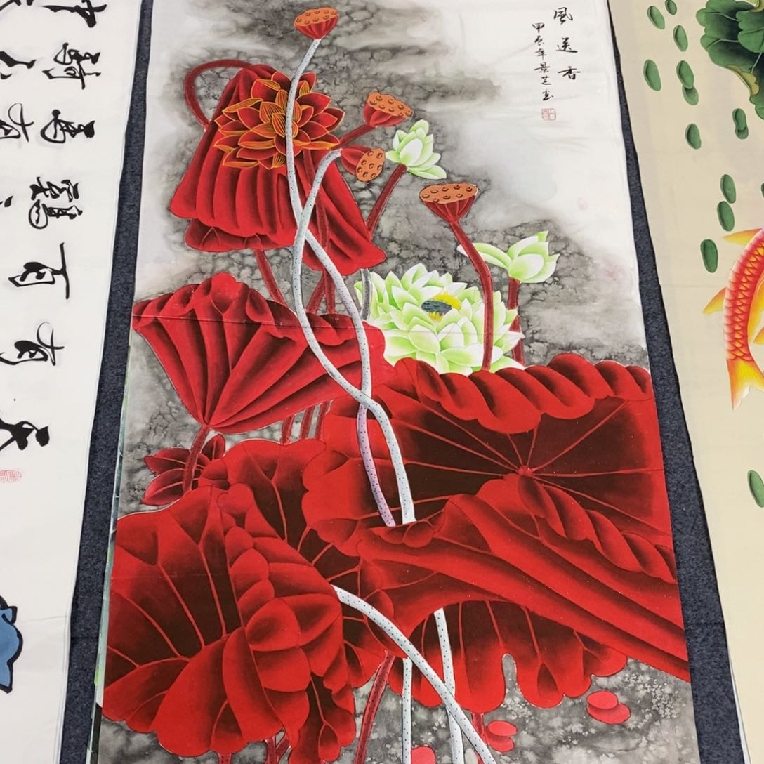 国画140✖️70工笔画画画画画画画画