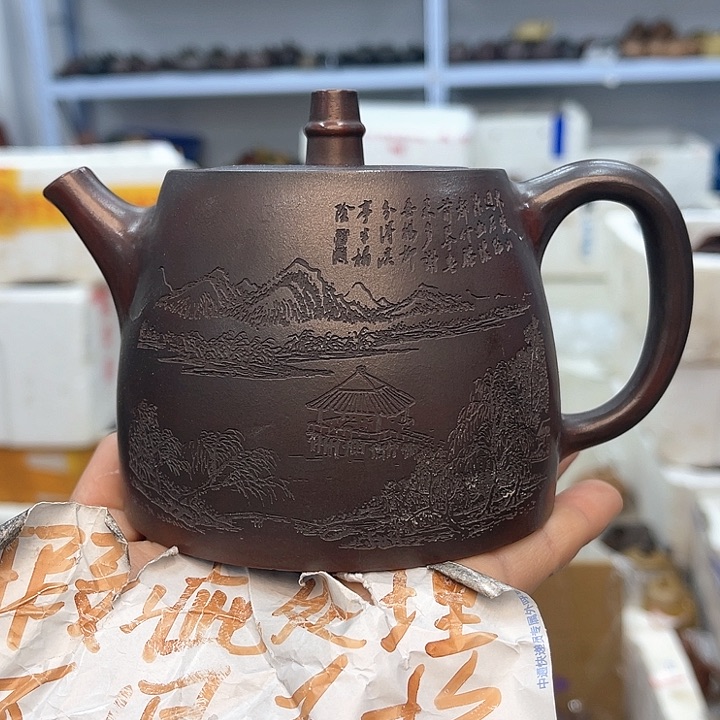 紫砂茶壶宜兴紫砂壶瑕疵