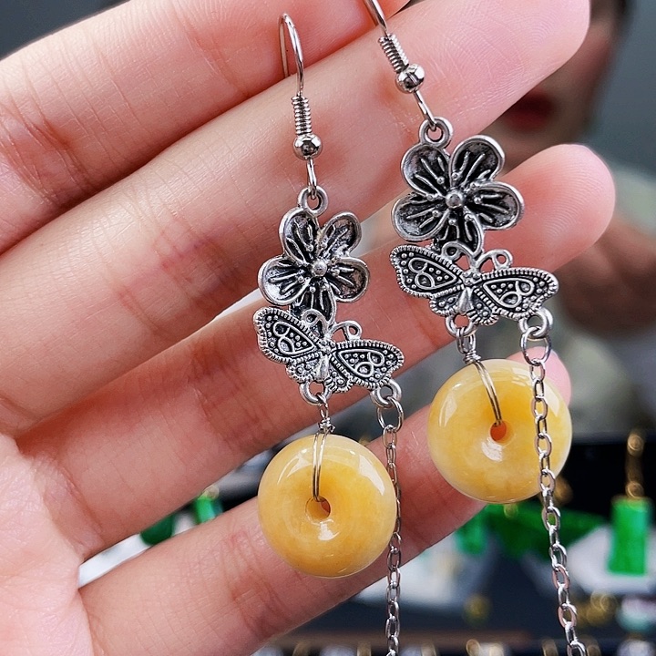 翡翠耳饰未镶嵌饰品