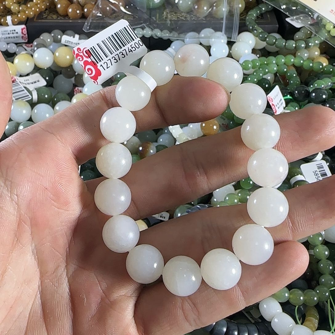 和田玉手链未镶嵌117