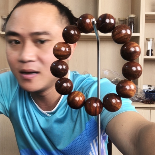 黄花梨/降香黄檀手串/手链1.8紫油梨手串